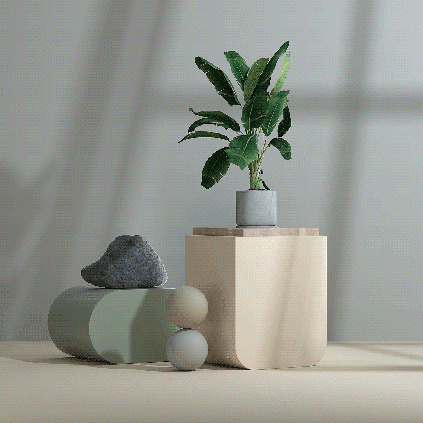 OMBRA，插图，抽象，艺术，场景，c4d，