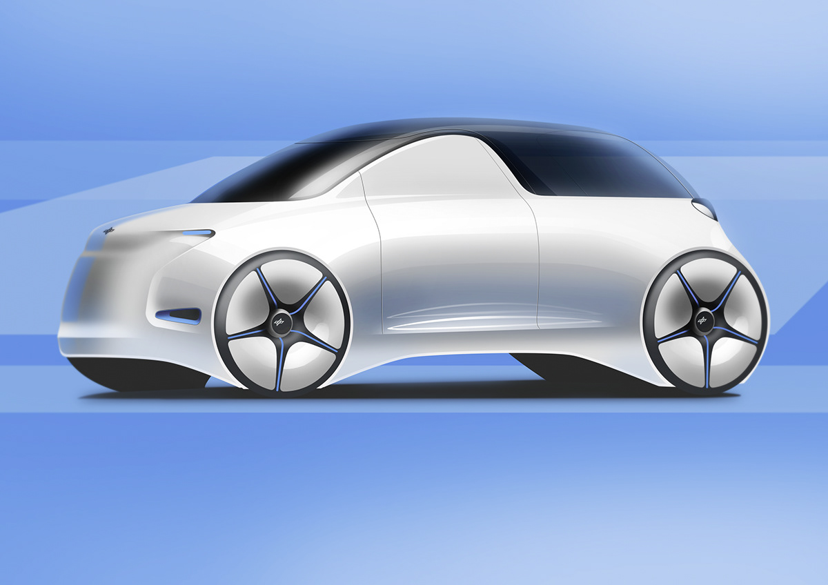 User experience，DLR，automobile，future，Interior design，Hand drawn，