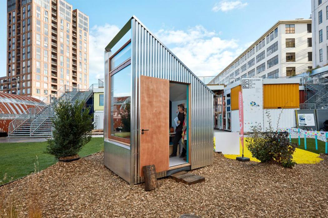 Tiny Offices，Corrugated aluminum，Architecture，office，small-scale，