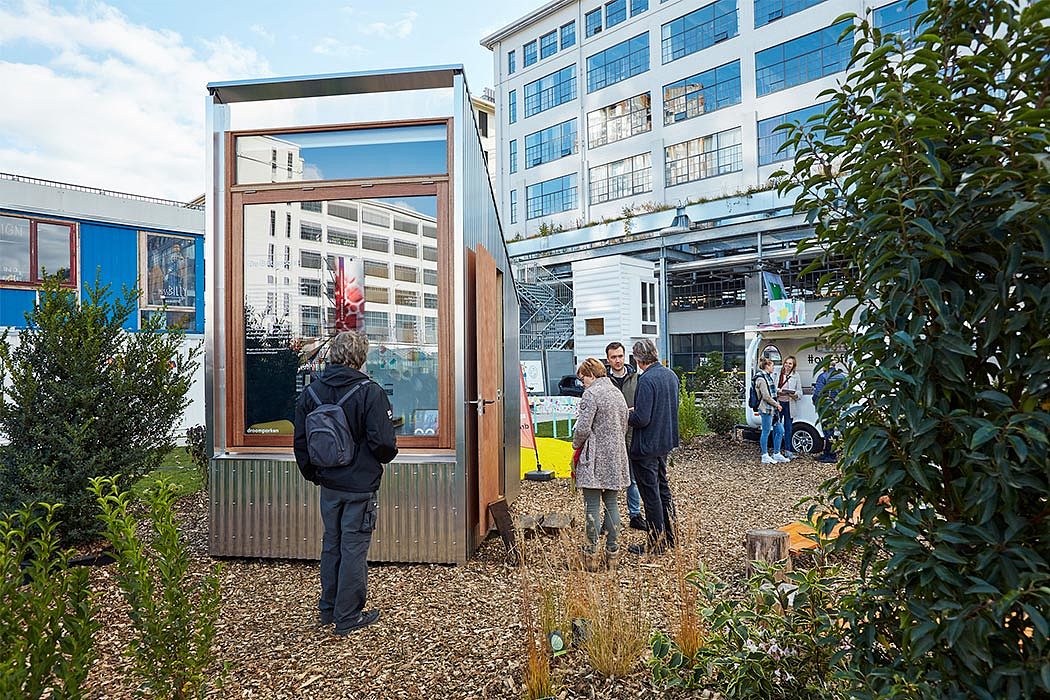 Tiny Offices，Corrugated aluminum，Architecture，office，small-scale，