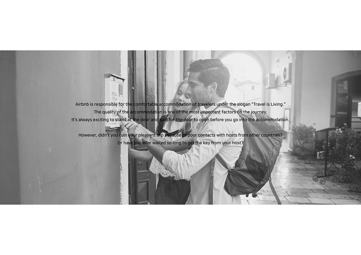 Airbnb，Door lock，handshake，User experience，