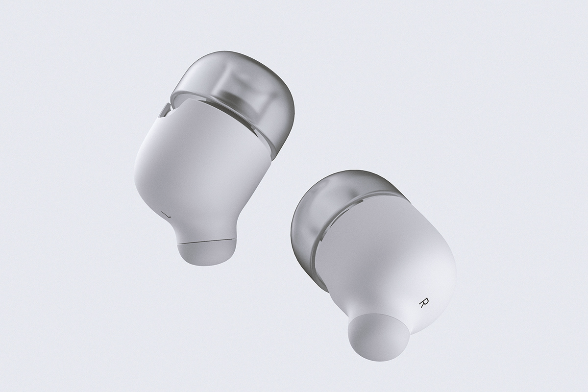 In ear headphones，BUDS，Render，modeling，Hand drawn，