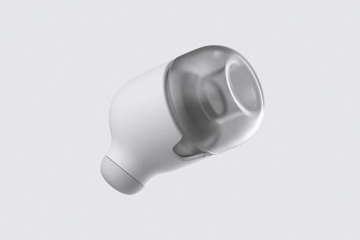 In ear headphones，BUDS，Render，modeling，Hand drawn，