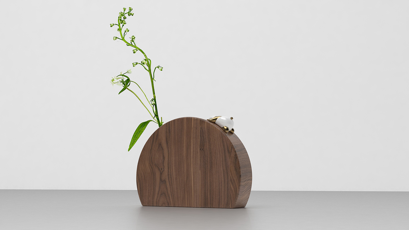 Floral apparatus，Fragrant plug，wooden ，ceramics，panda，