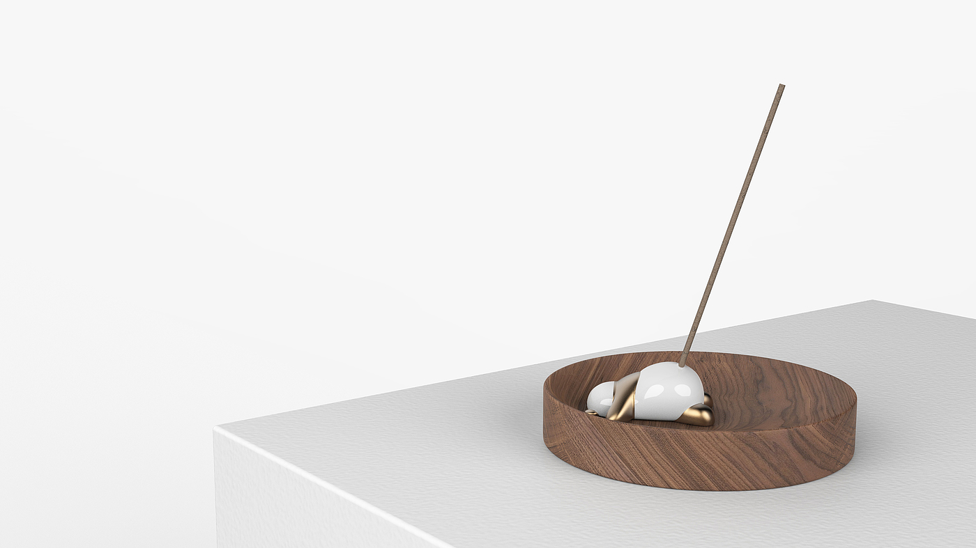 Floral apparatus，Fragrant plug，wooden ，ceramics，panda，