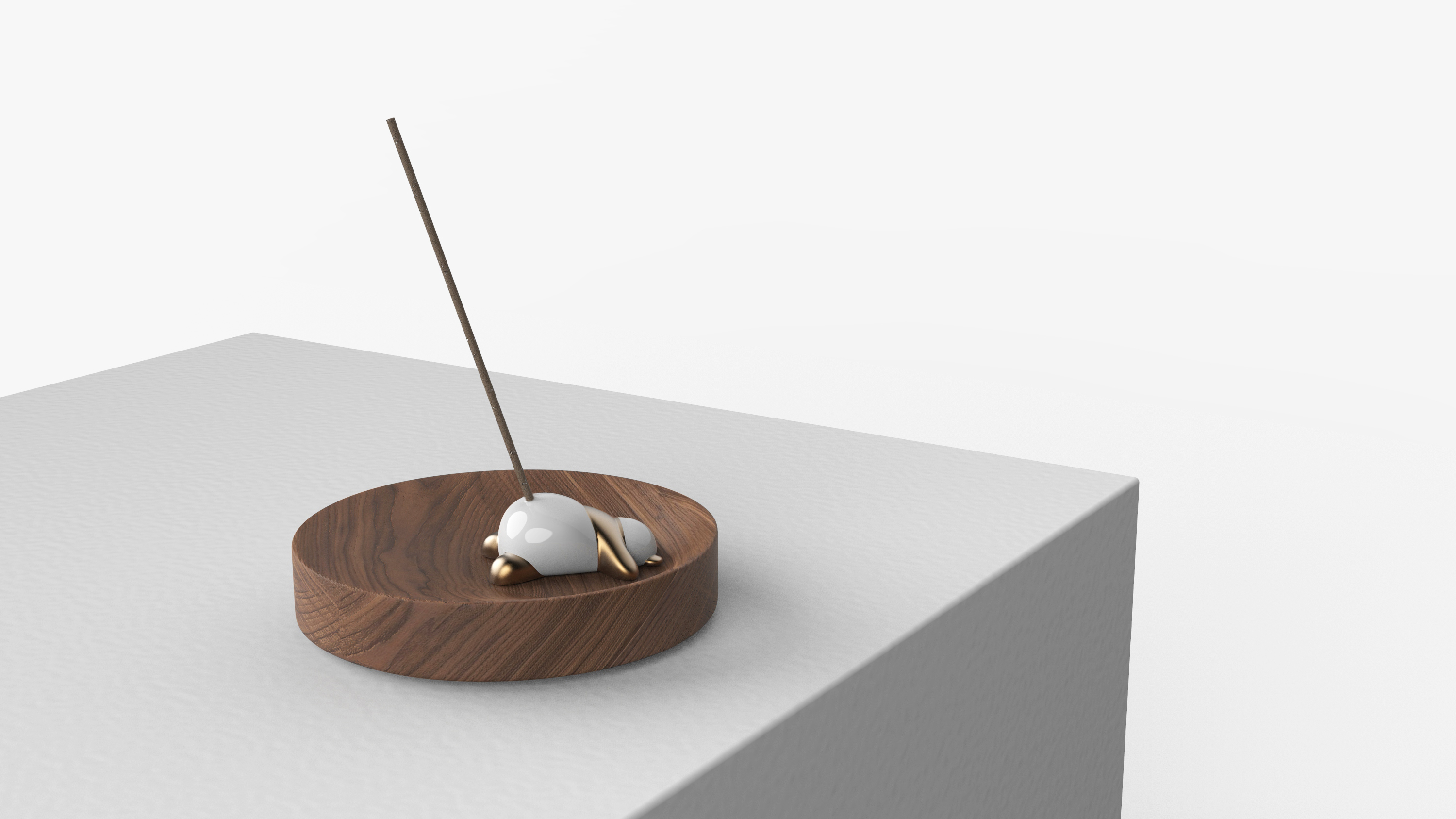 Floral apparatus，Fragrant plug，wooden ，ceramics，panda，