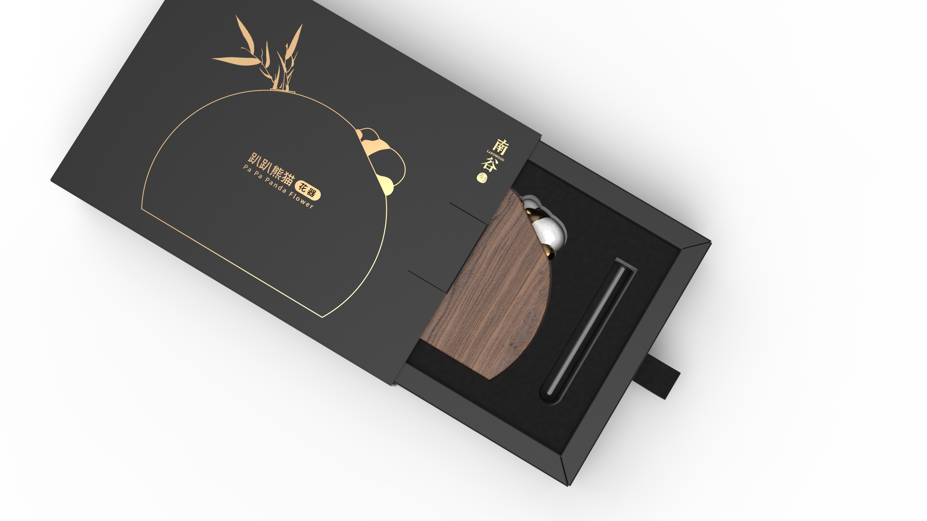 Floral apparatus，Fragrant plug，wooden ，ceramics，panda，