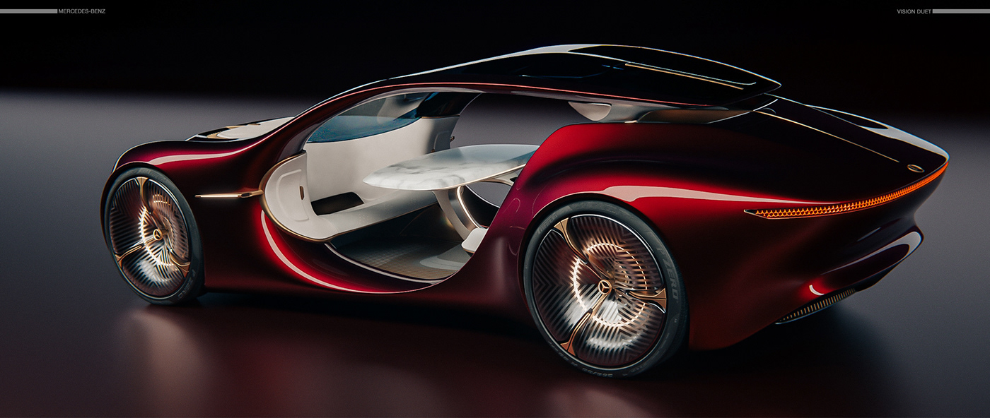 automobile，Benz，Sports car，concept，