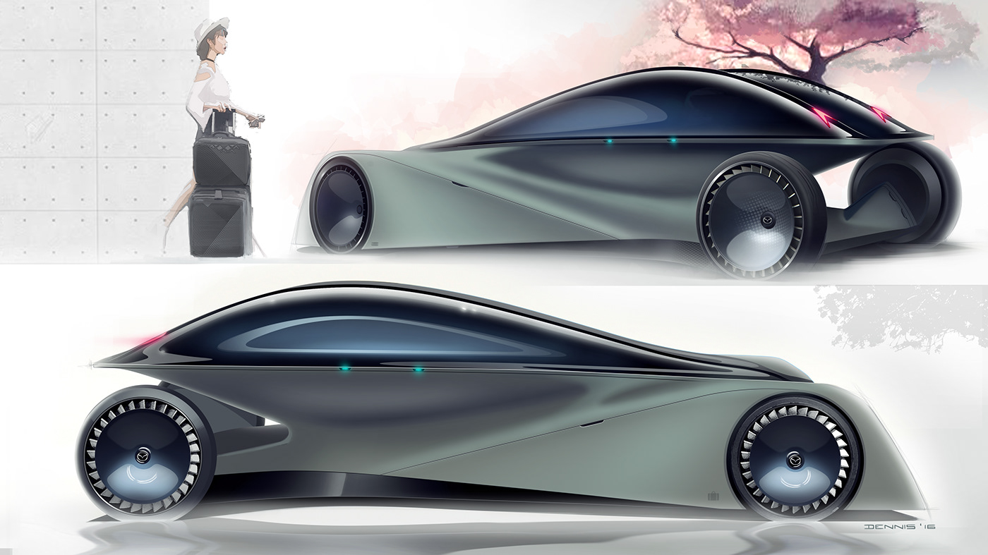 automobile，Concept Car，Mazda，future，