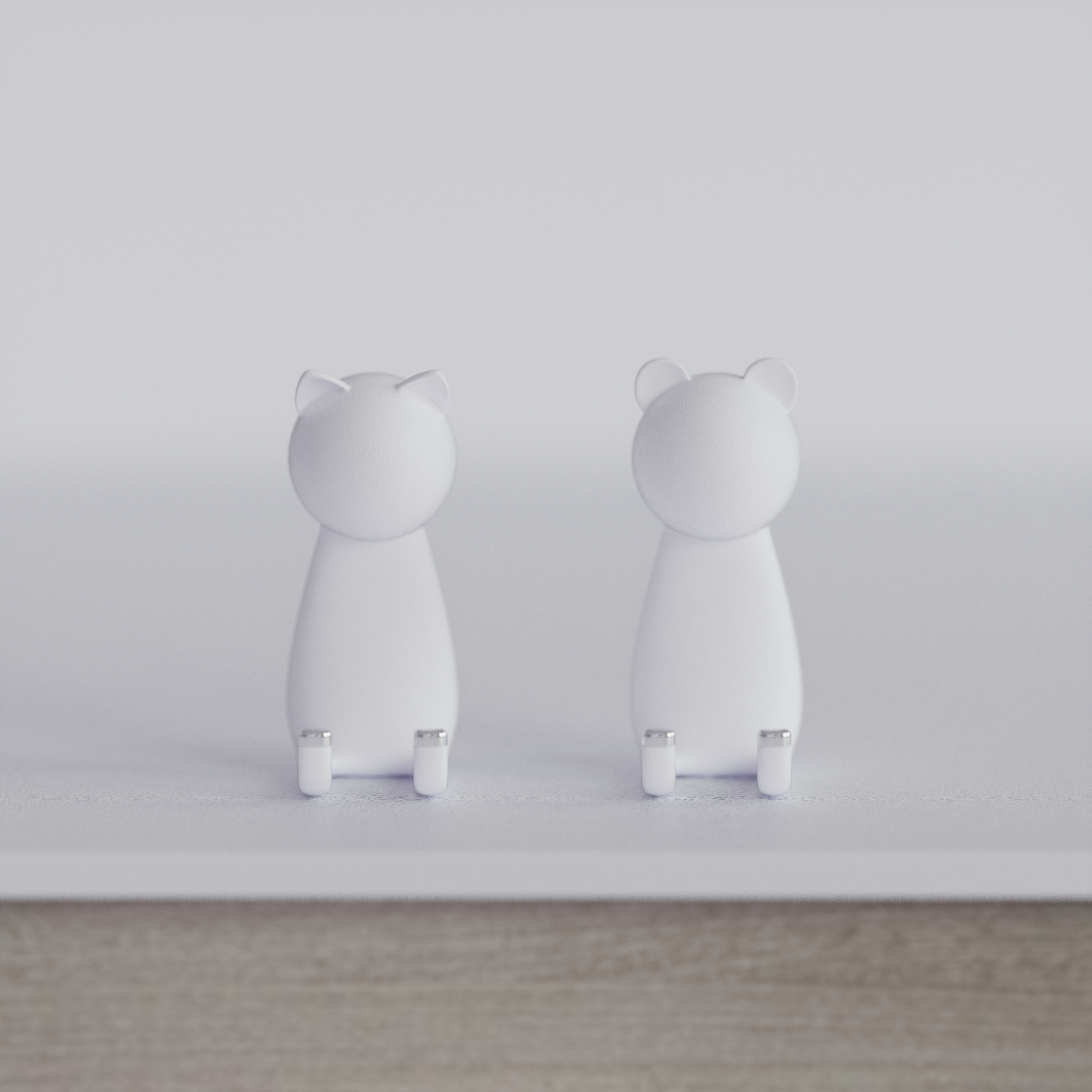 Mobile phone bracket，lovely，Cartoon，bionics，Decoration design，