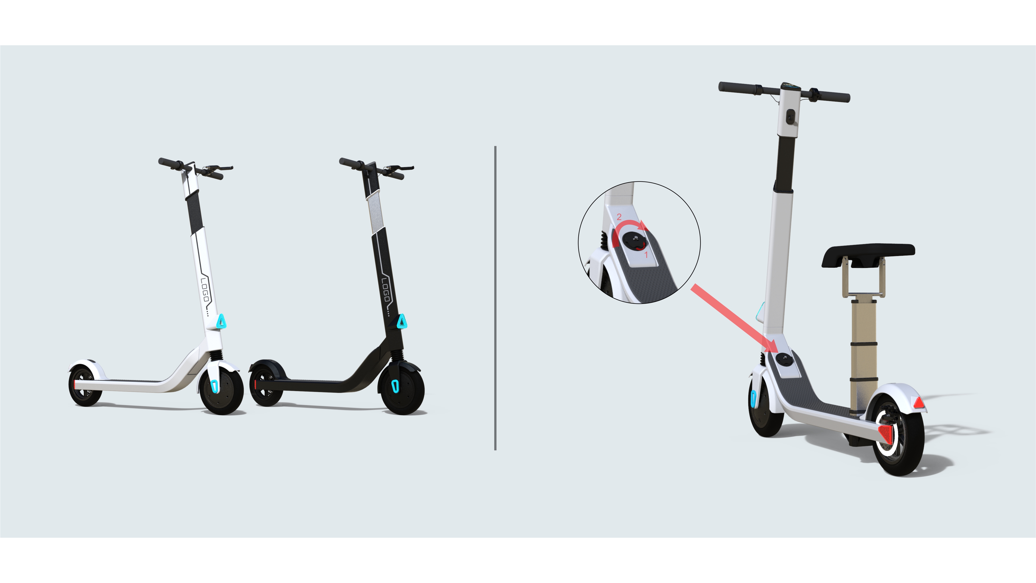 Electric scooter，