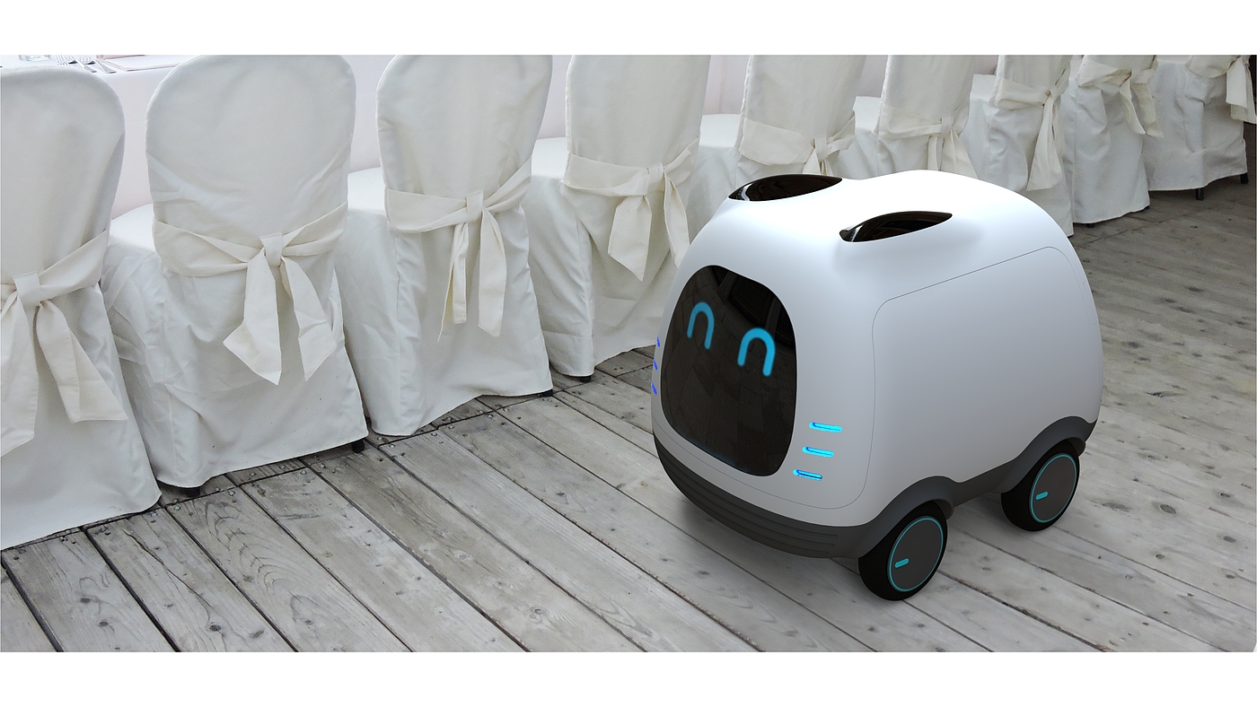 Meal delivery robot，Takeout robot，