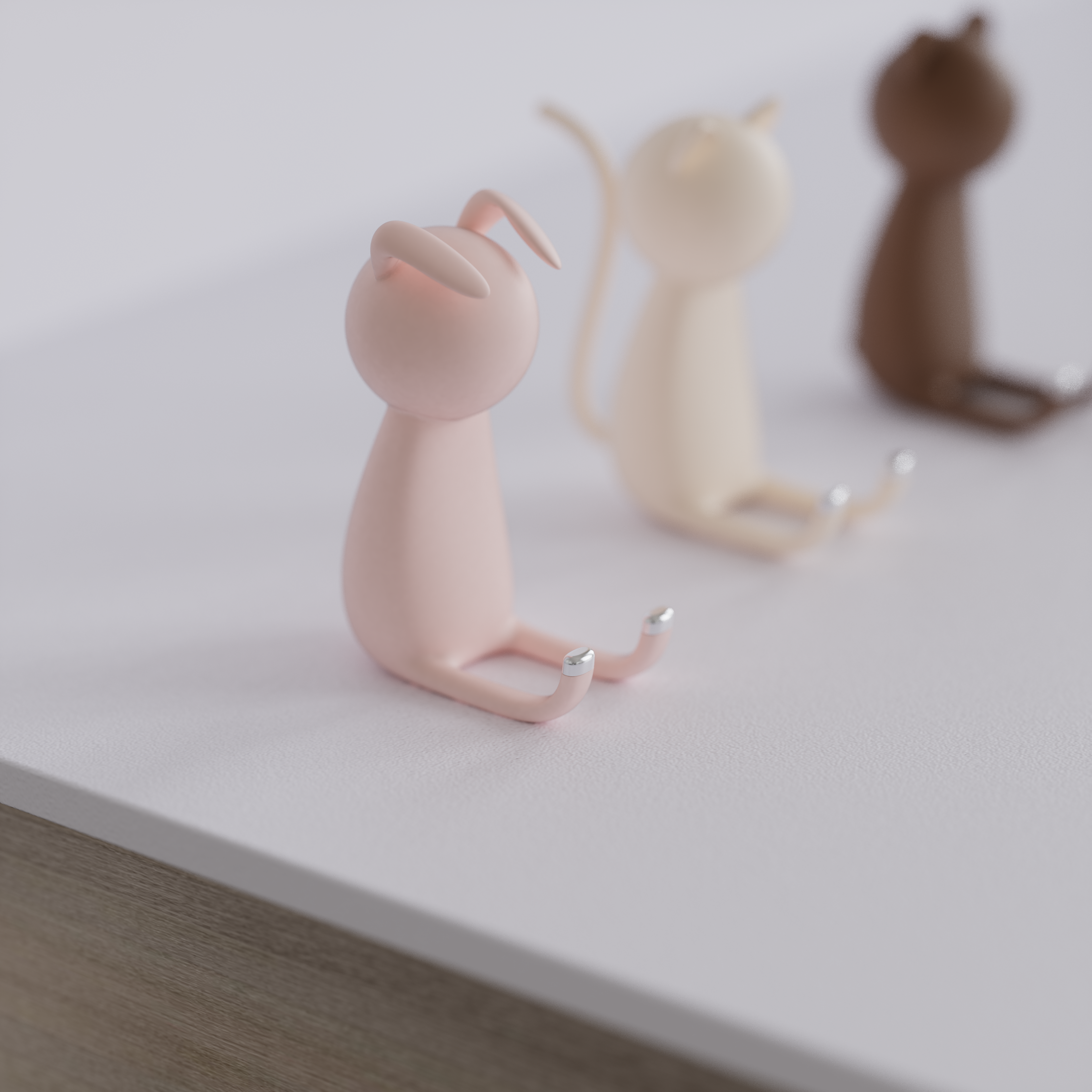 Mobile phone bracket，lovely，Cartoon，bionics，Decoration design，