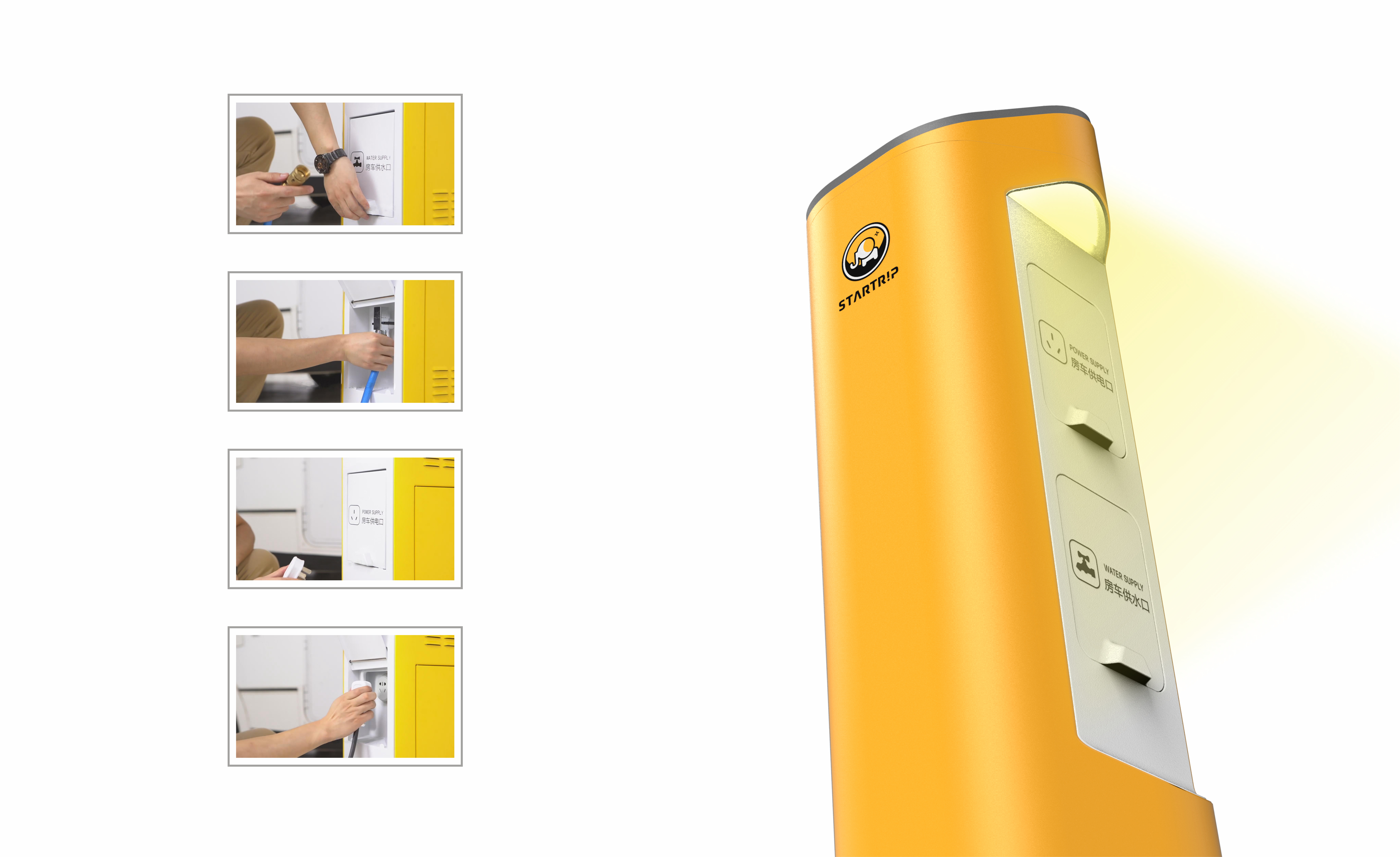 Hydropower pile，Touring car，Charging pile，