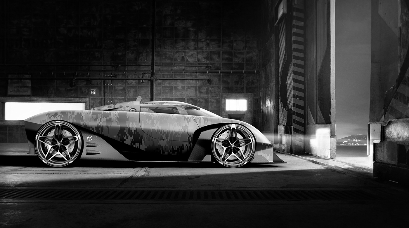 automobile，Alias，Queensegg Ghost，Hand drawn，Super car，