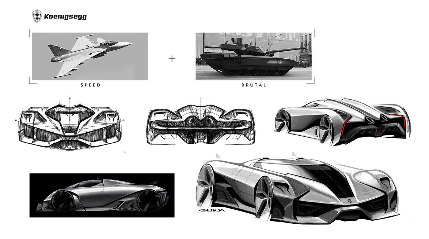 automobile，Alias，Queensegg Ghost，Hand drawn，Super car，