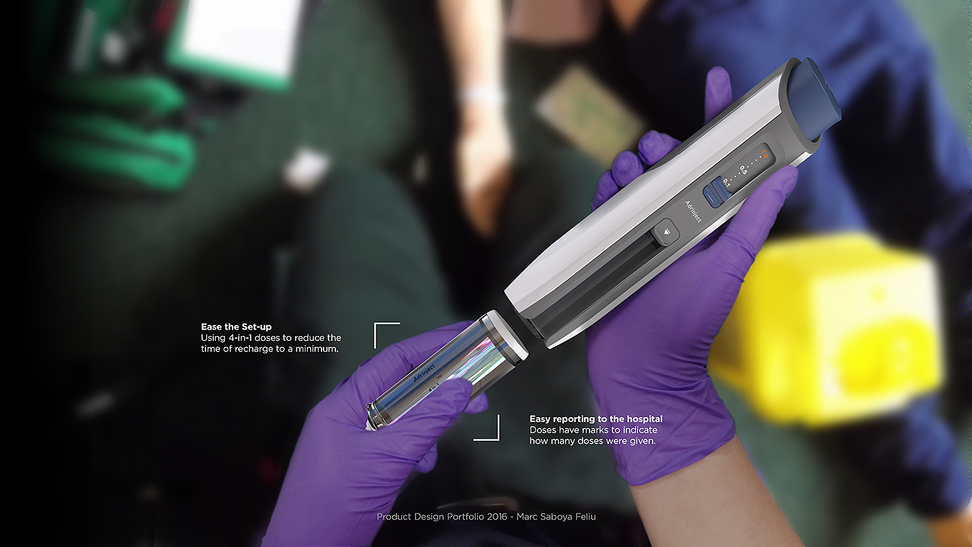 Adrenaline syringe，Medical supplies，Design carefully，Design changes，