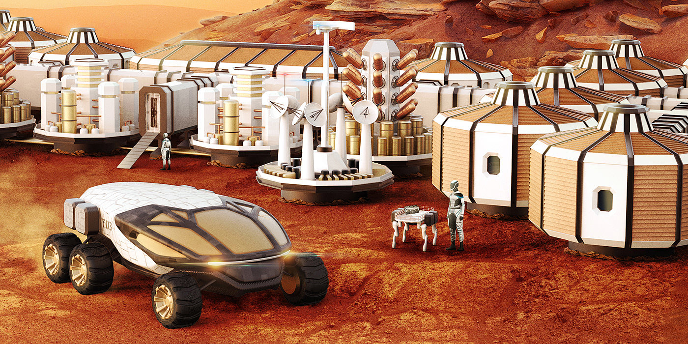 Mars，habitat，future，