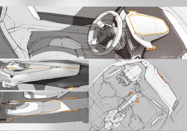 automobile，Hand drawn，