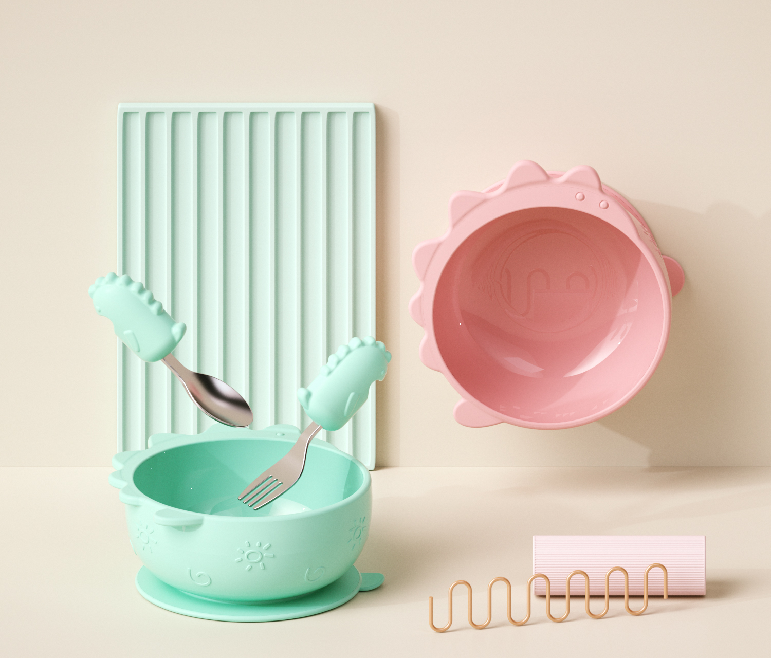 Children tableware，