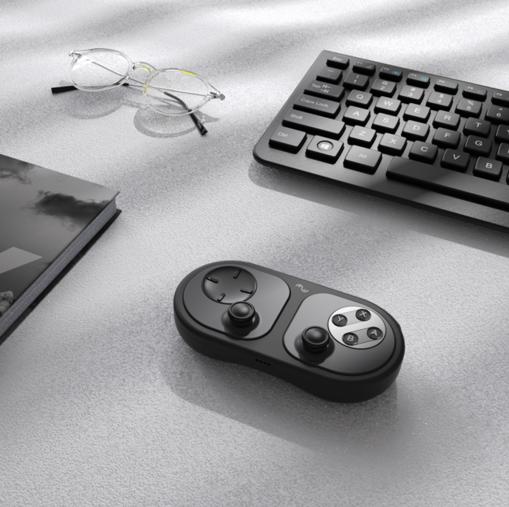 Game handle，Keyshot rendering，industrial design，product design，Product portfolio，