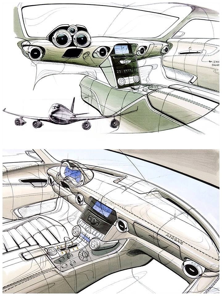 automobile，Hand drawn，