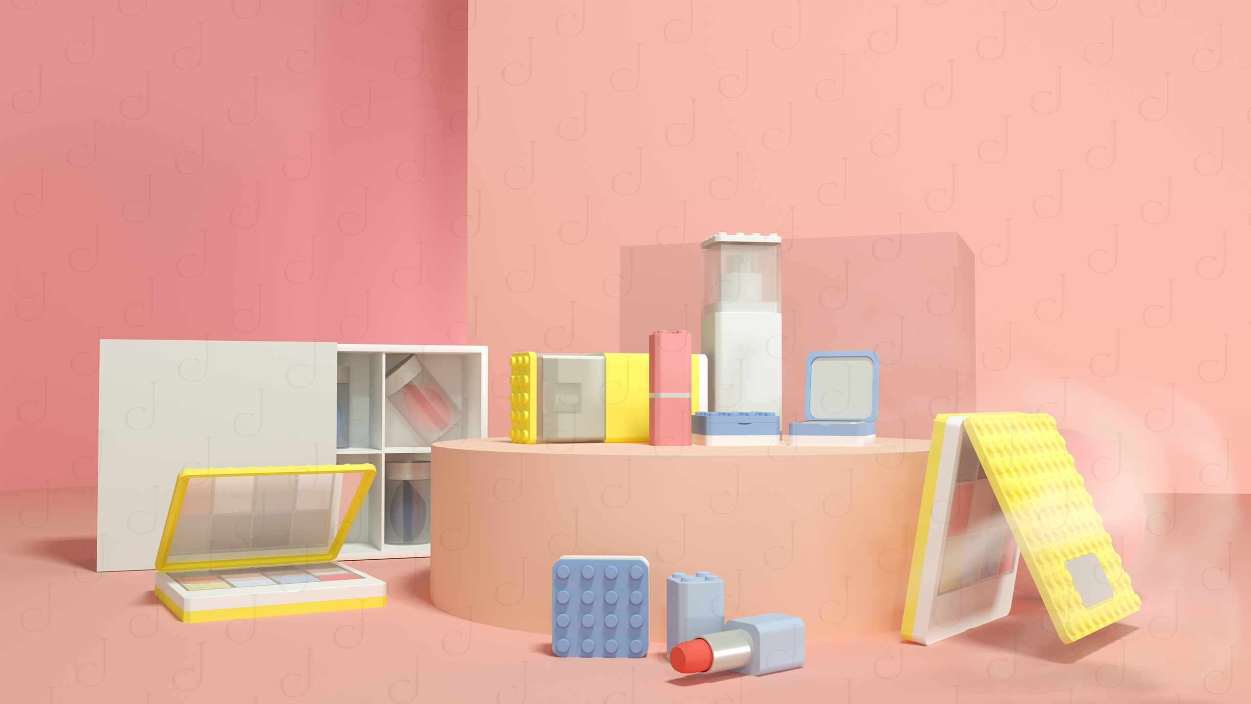 Make-up，Graduation project，Skin care，Cosmetics，Beauty makeup，product design，industrial design，