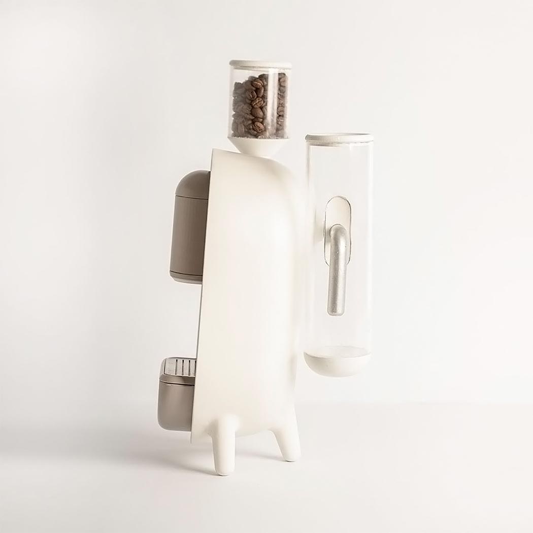 Coffee machine，MOON COFFEE MAKER，Capsule shape，