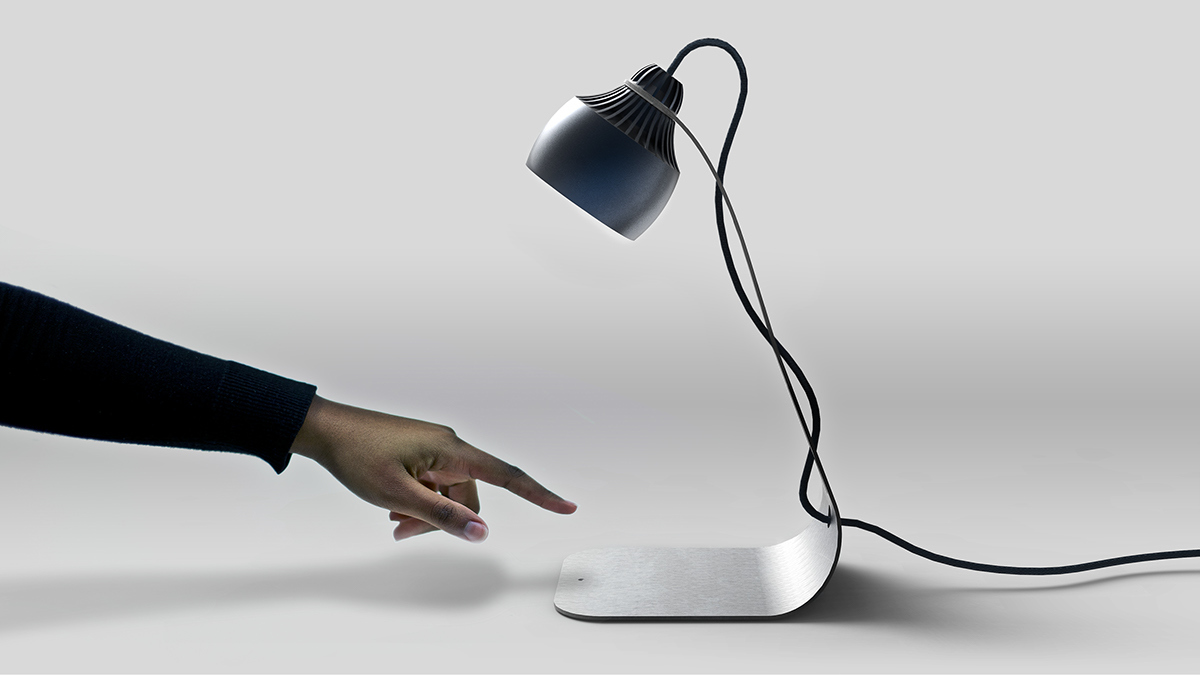 Desk lamp，simple and easy，Easy availability of materials，radiator，