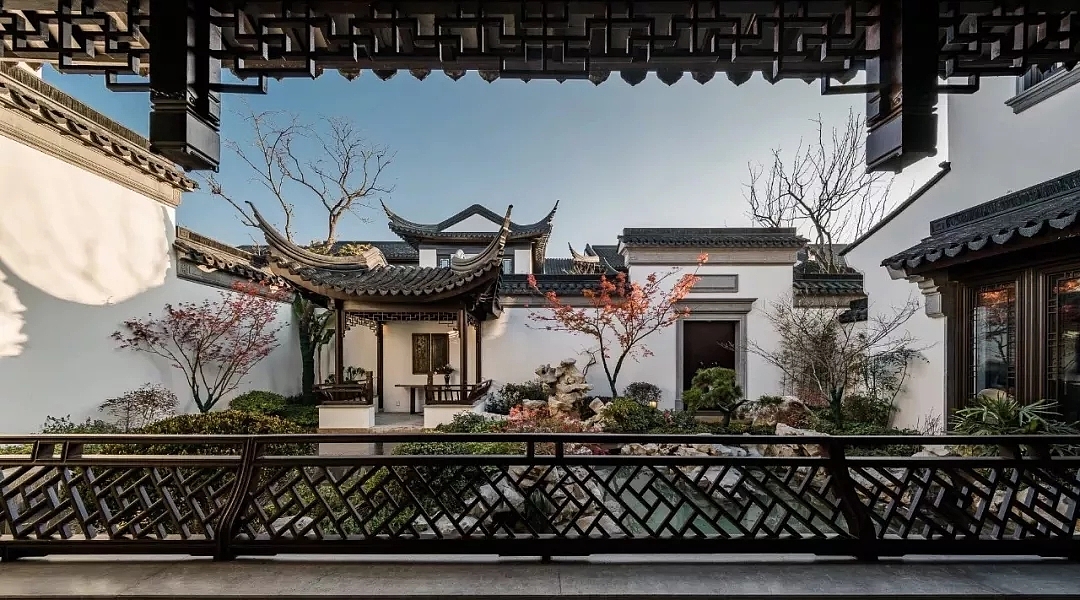 Aesthetic design，Chinese courtyard，