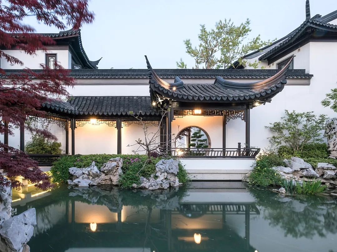 Aesthetic design，Chinese courtyard，