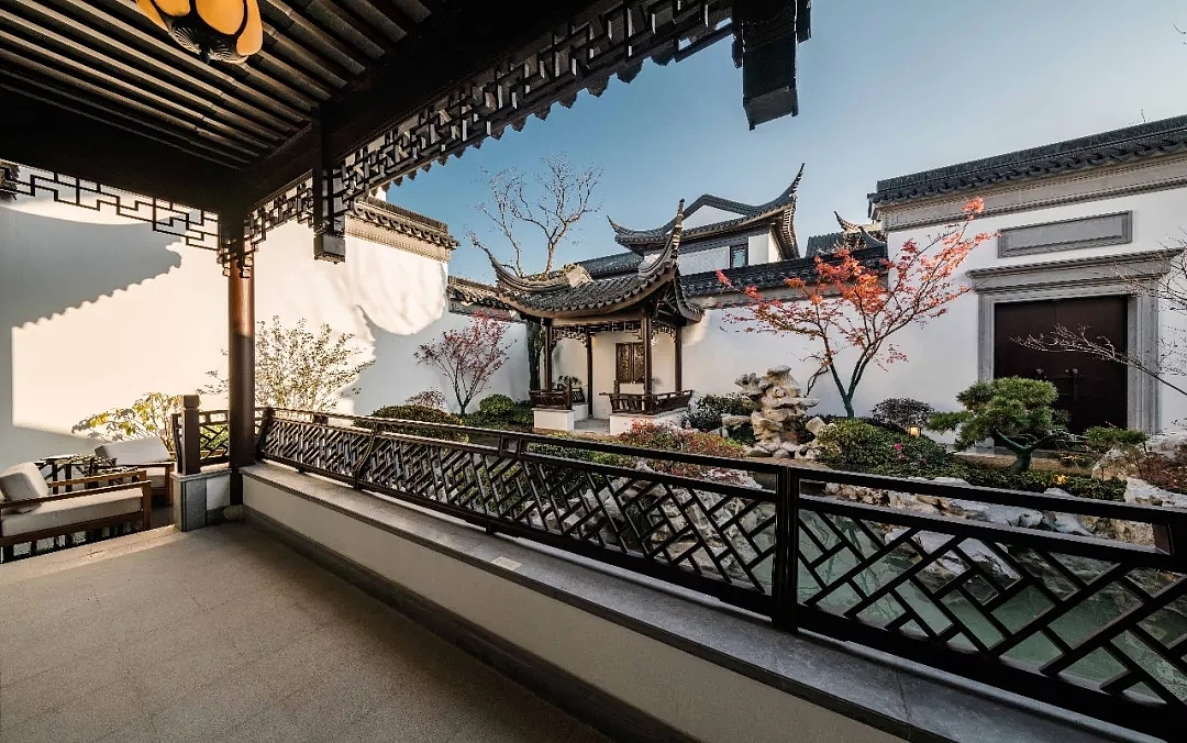 Aesthetic design，Chinese courtyard，