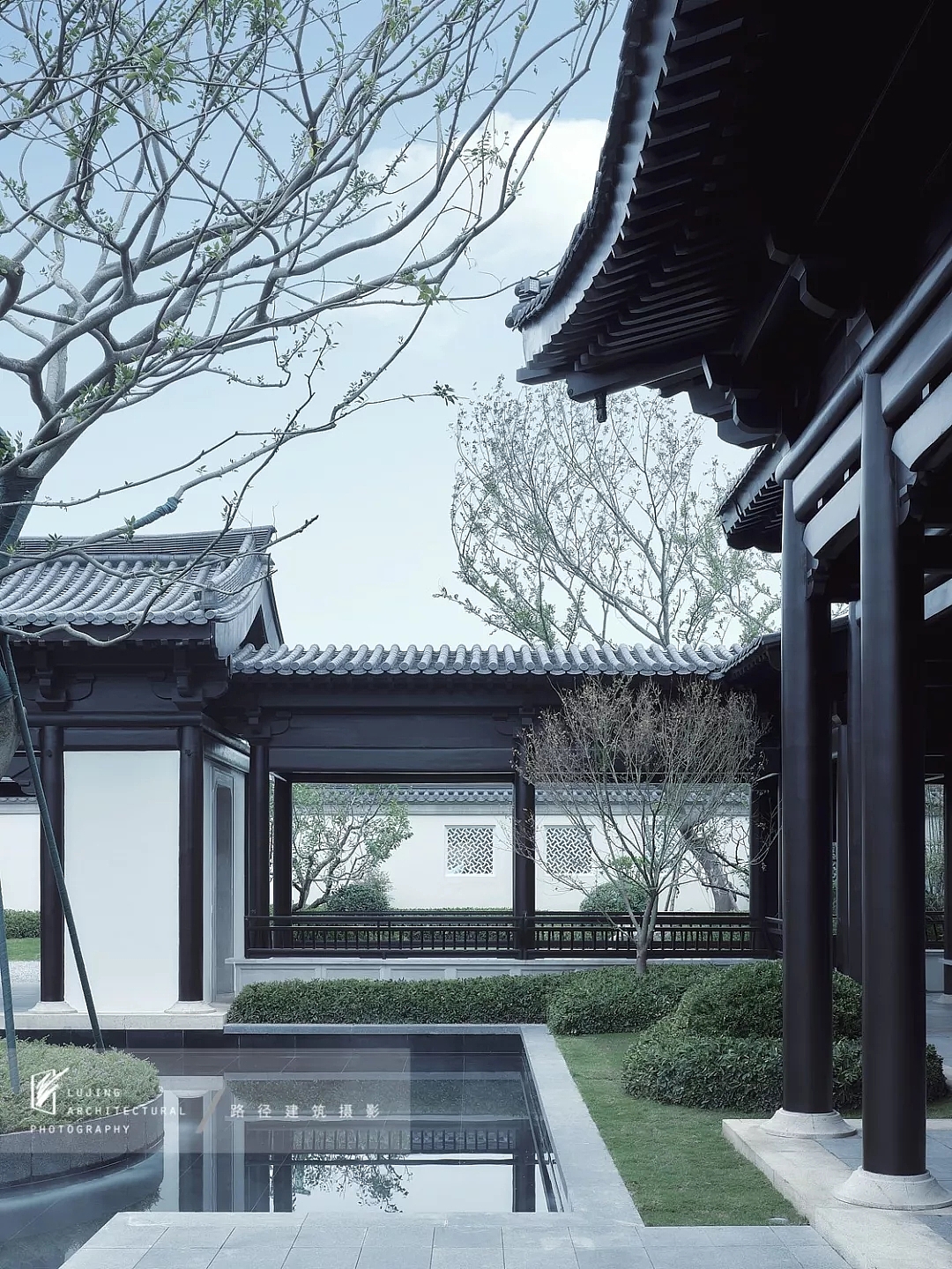 Aesthetic design，Chinese courtyard，