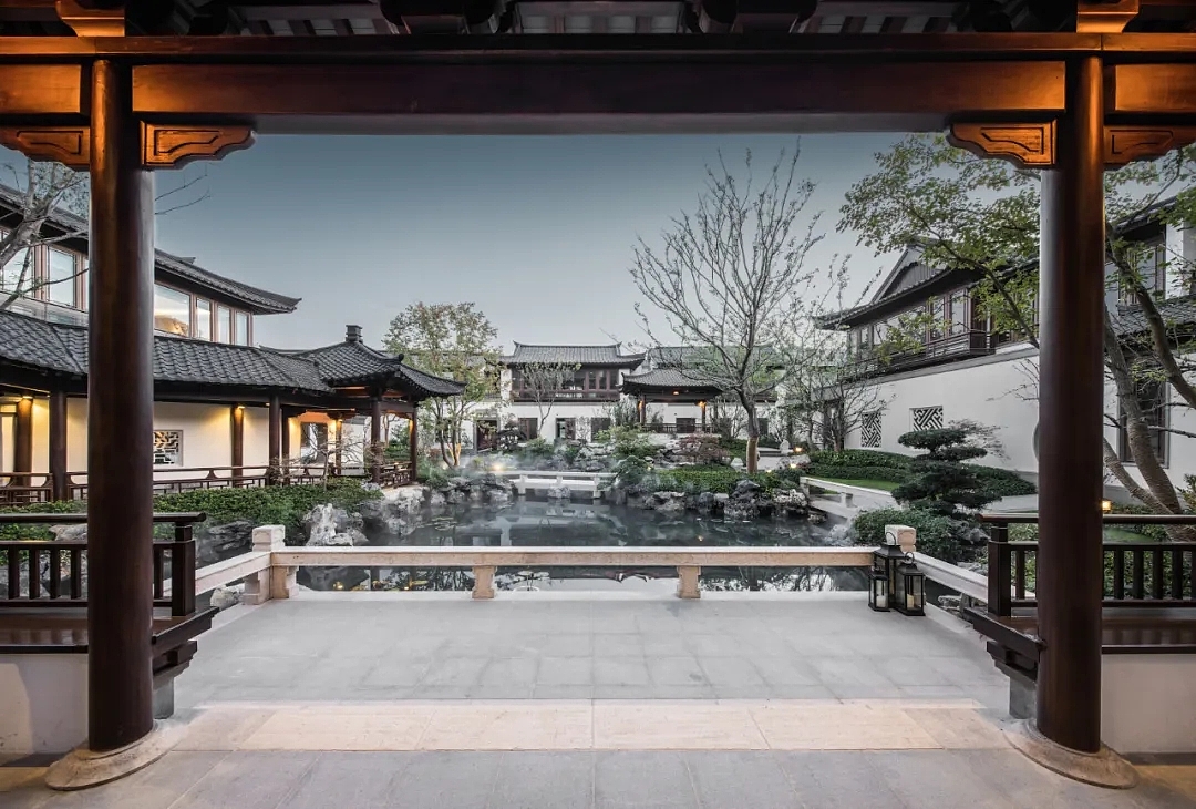 Aesthetic design，Chinese courtyard，