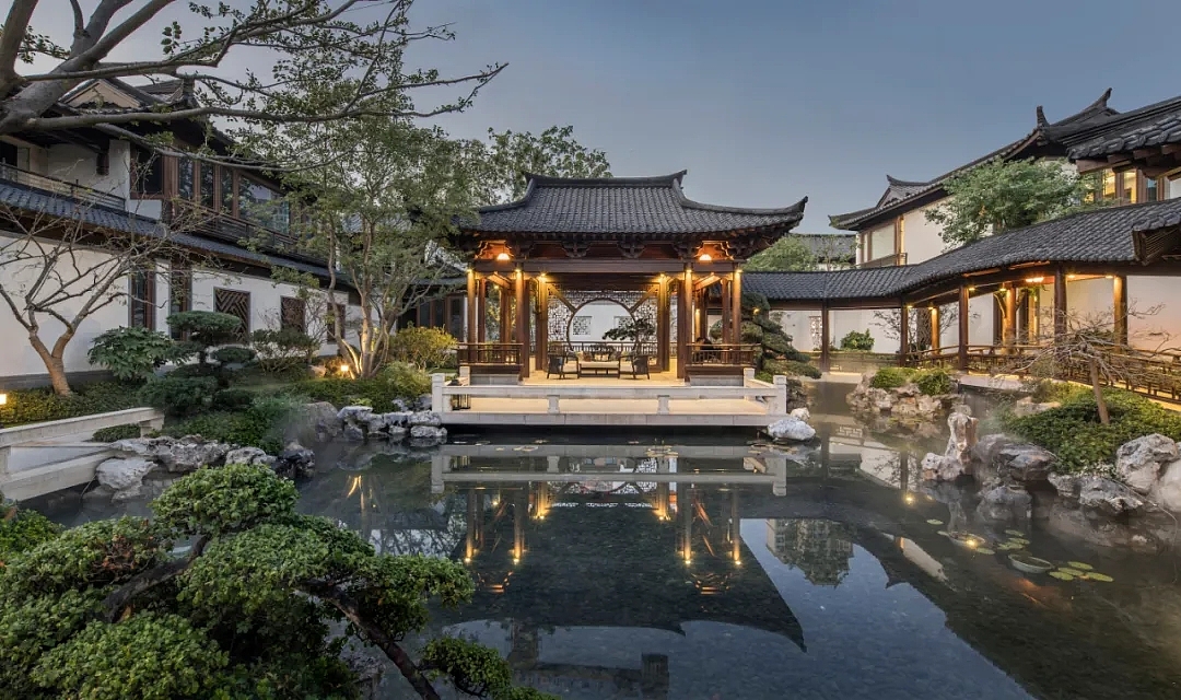 Aesthetic design，Chinese courtyard，