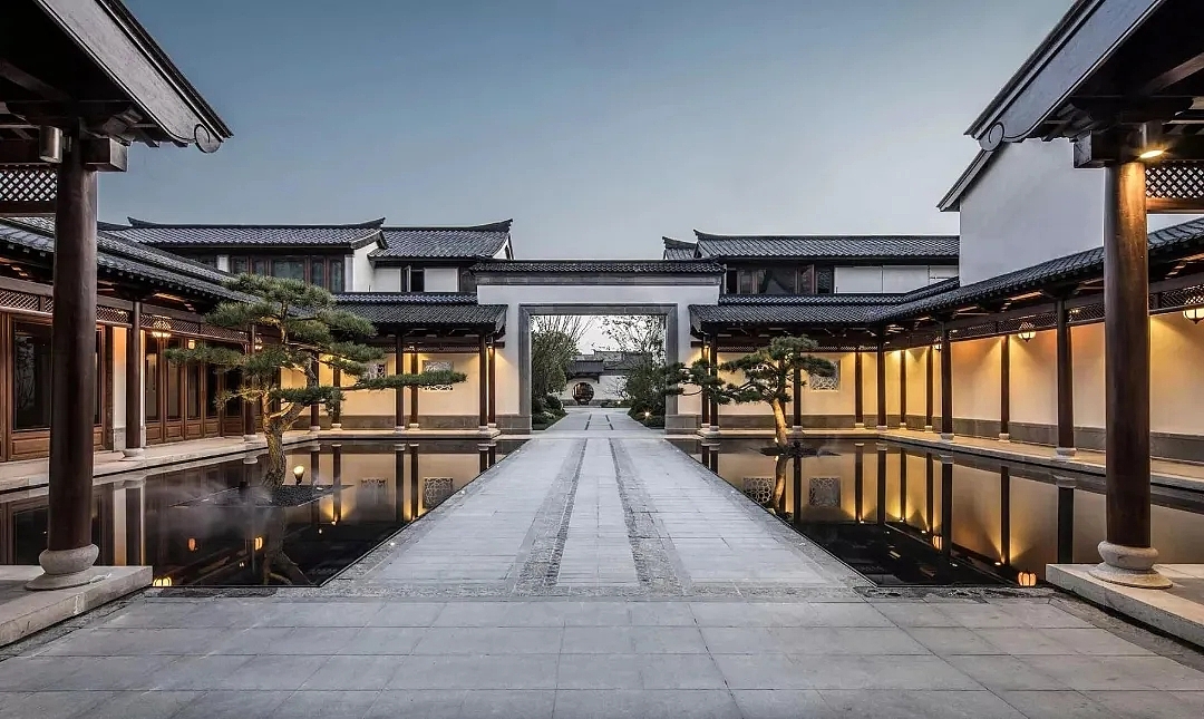 Aesthetic design，Chinese courtyard，