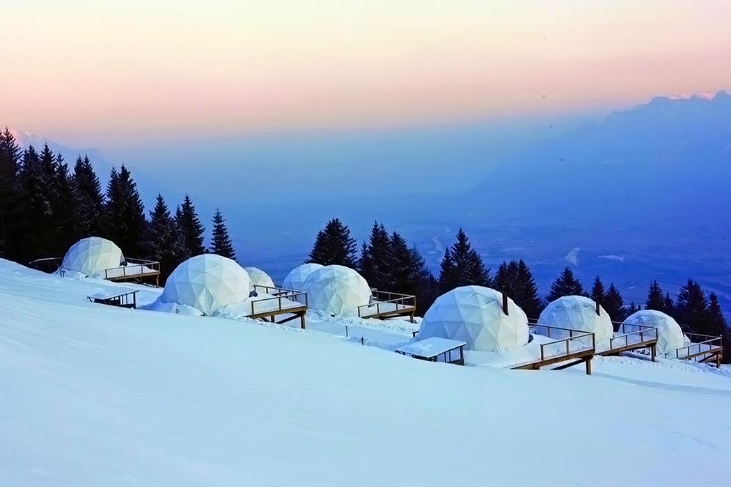 Simplicity，hotel，small-scale，Whitepod Eco-Luxury，ecology，