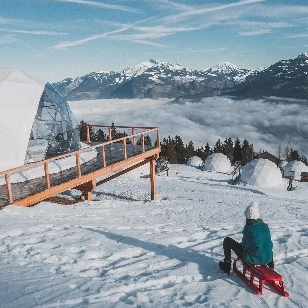 Simplicity，hotel，small-scale，Whitepod Eco-Luxury，ecology，