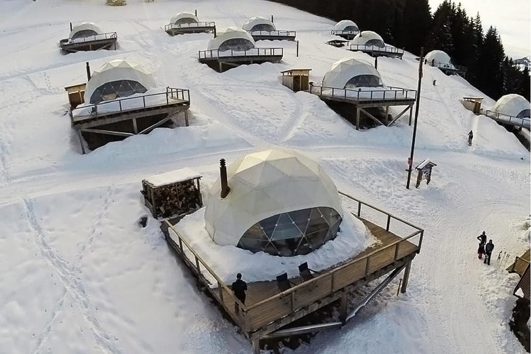 Simplicity，hotel，small-scale，Whitepod Eco-Luxury，ecology，