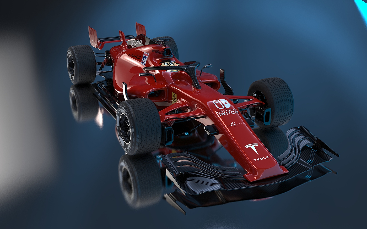 最爱F1赛车 3D效果练习|三维|场景|惊涛拍岸 - 原创作品 - 站酷 (ZCOOL)