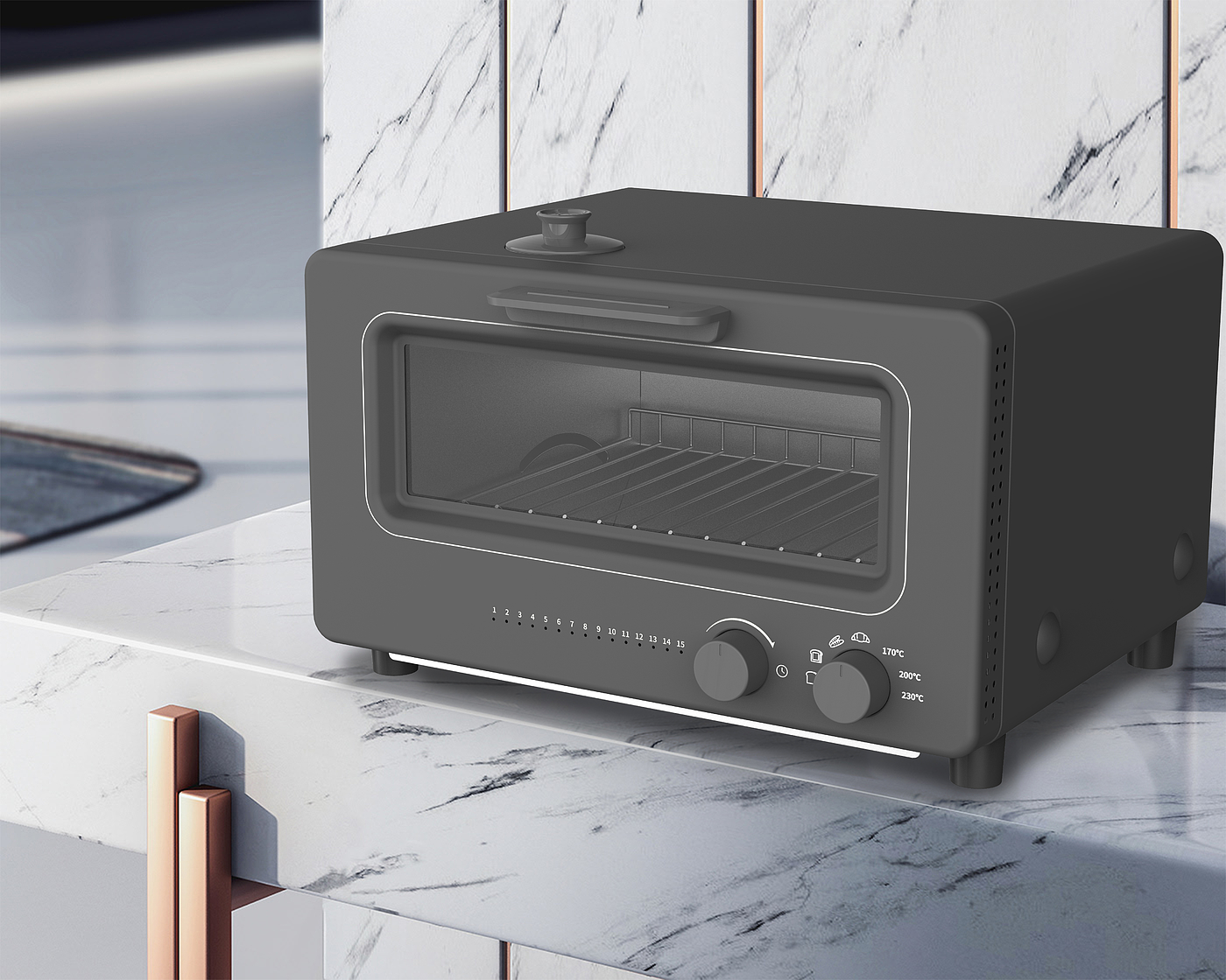Small oven / industrial design / household appliances，