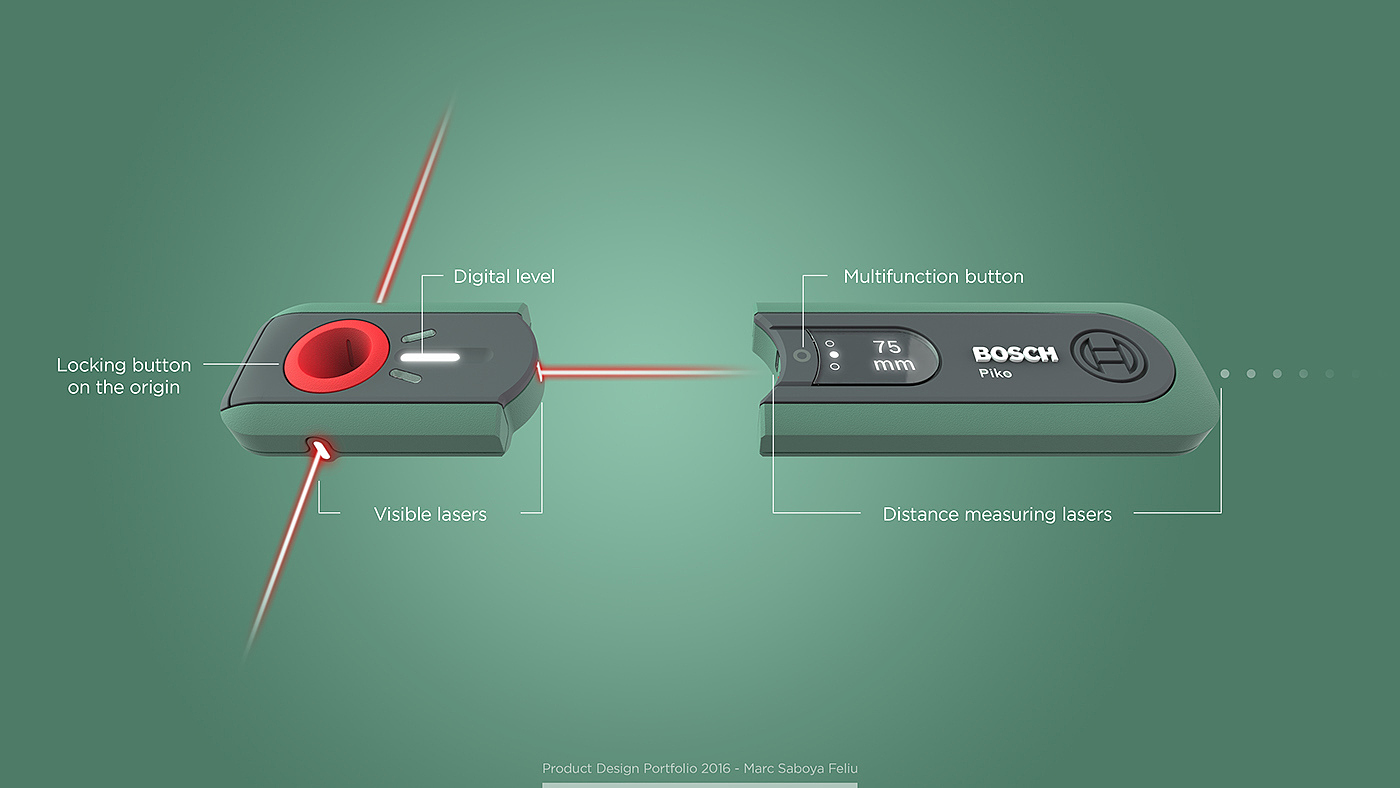 ruler，Measurement and straightening，originality，Laser emission，Precise and easy to use，