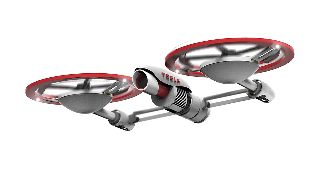 modelling，Tesla，UAV，originality，Design，