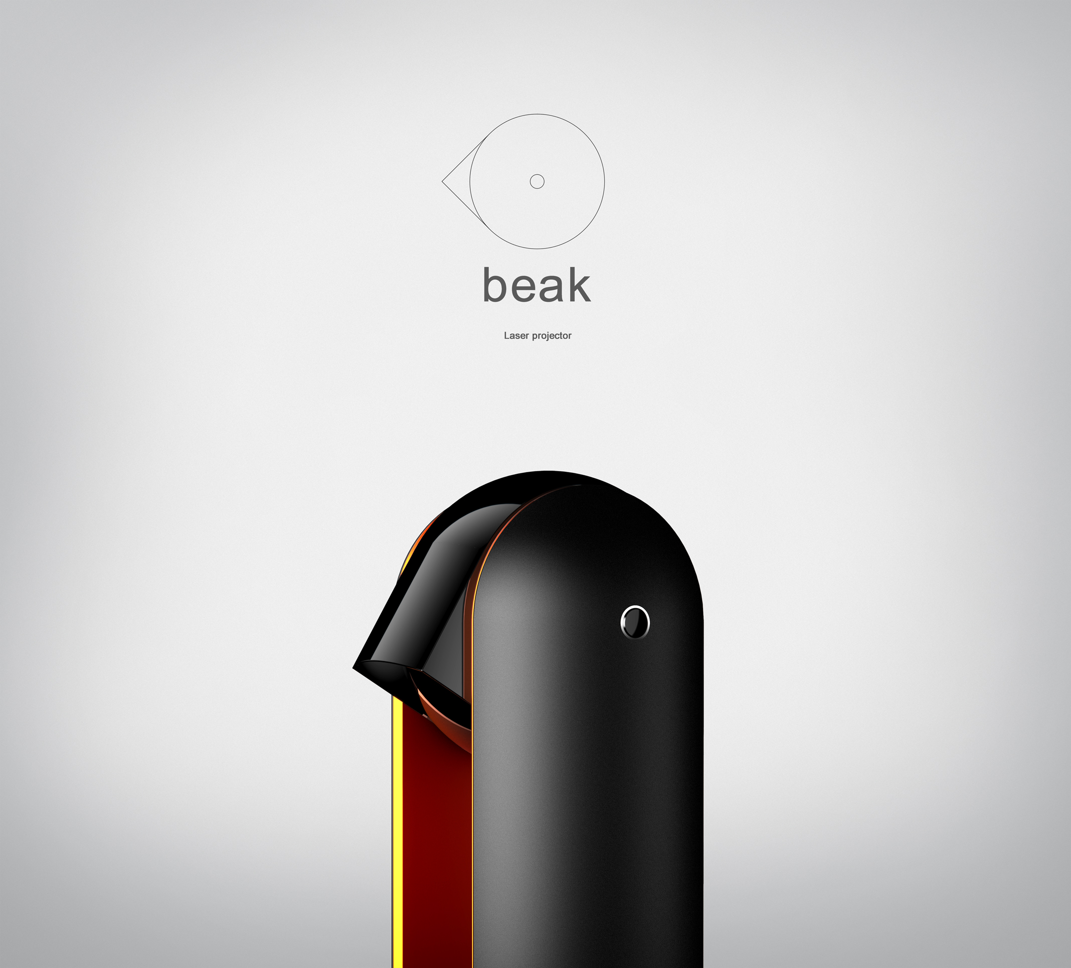 industrial design，Projector，Black Technology，