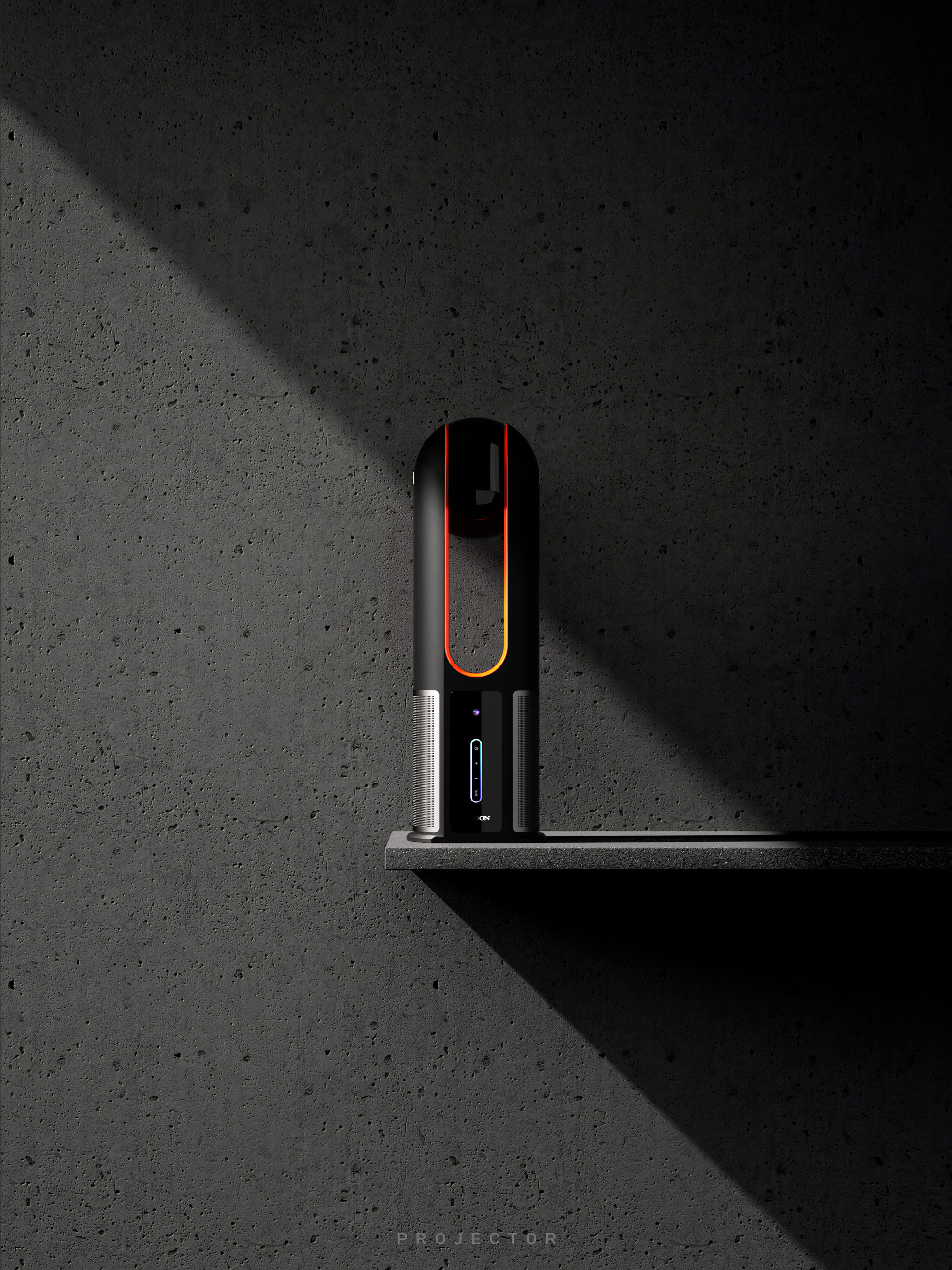 industrial design，Projector，Black Technology，