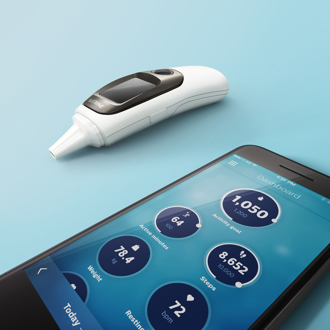 originality，Design，Philips，The thermometer，