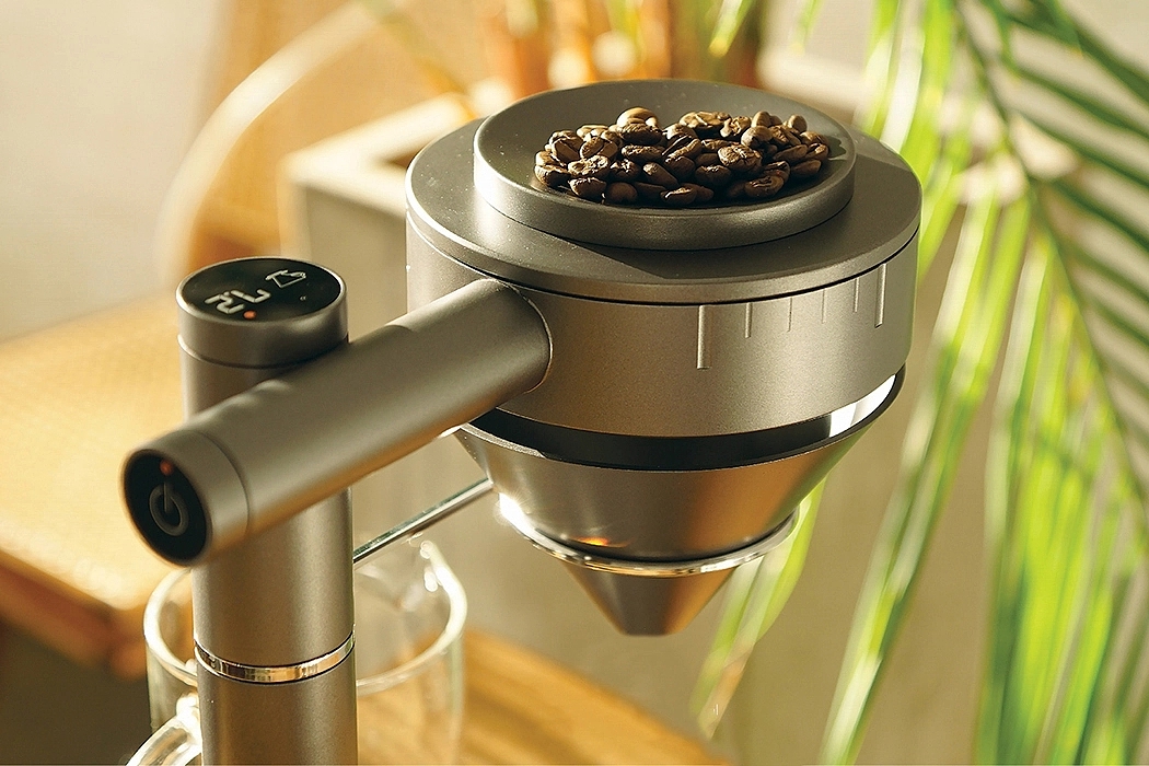 Coffee machine，User experience，Make coffee by hand，Grinding machine，