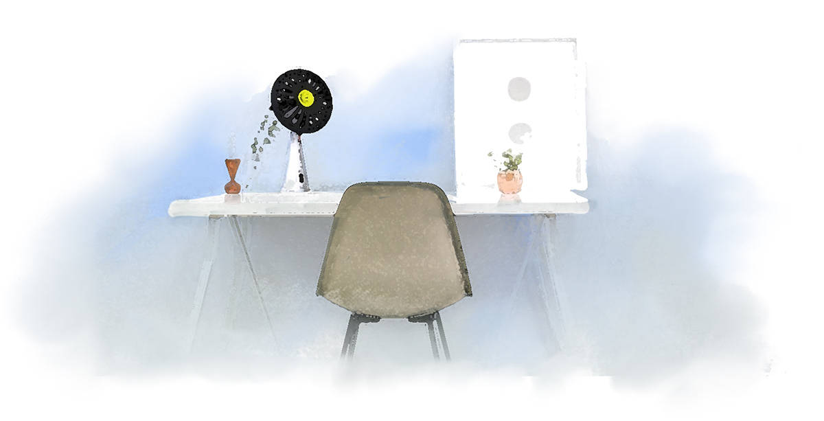 Daisy，Daisy，Rechargeable Fan，Charging desk fan，