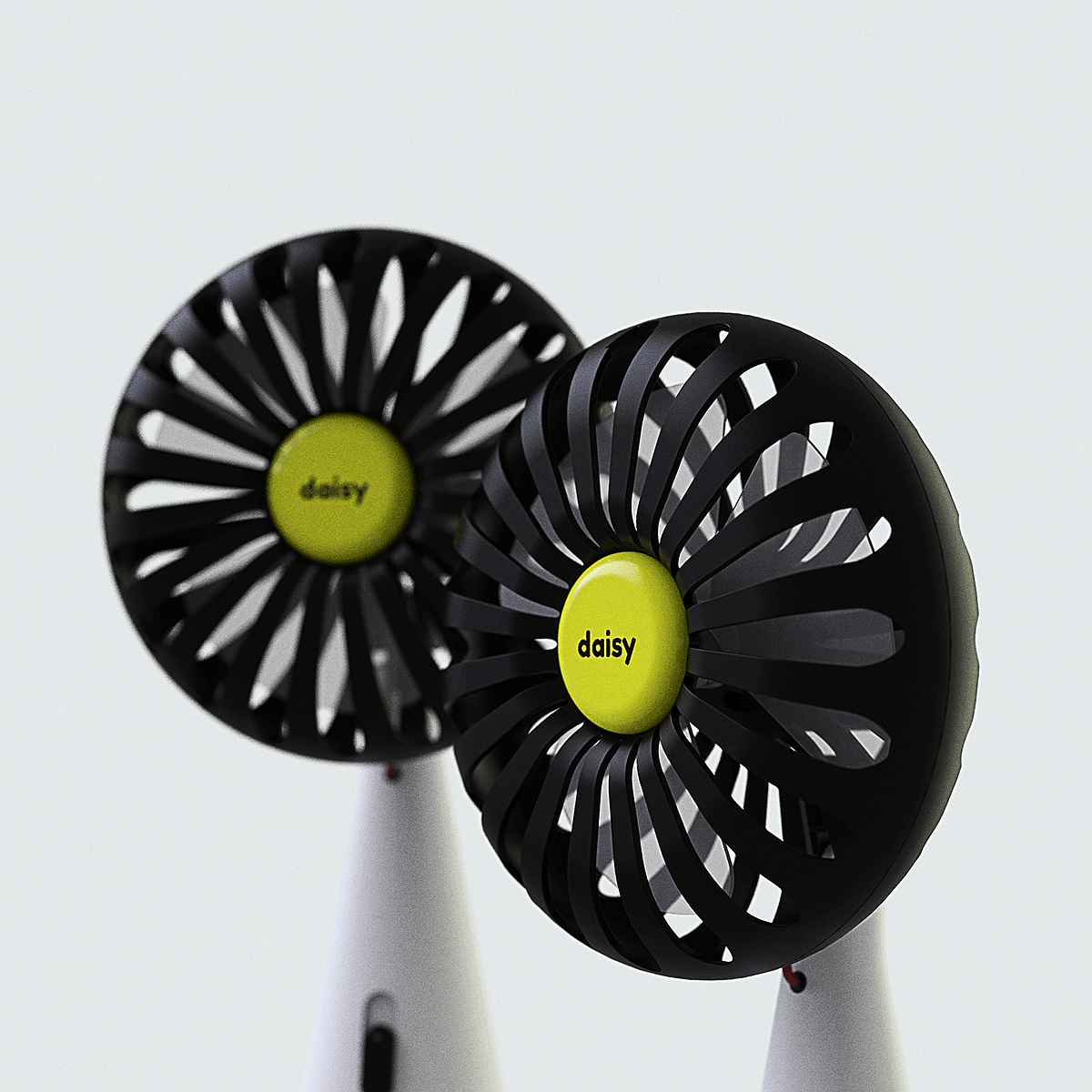 Daisy，雏菊，Rechargeable Fan，充电台扇，