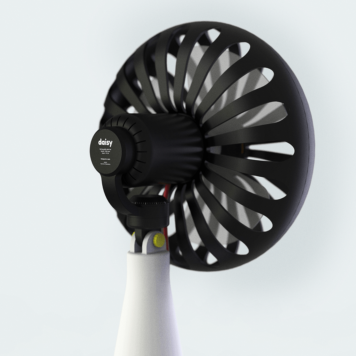 Daisy，雏菊，Rechargeable Fan，充电台扇，